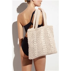 Oysho Makrome Tote Çanta 14207180