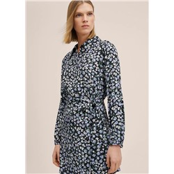 Vestido estampado flores -  Mujer | MANGO OUTLET España