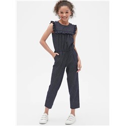 Kids Sleeveless Ruffle Jumpsuit