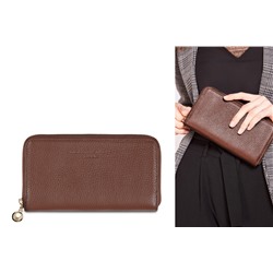 Cartera de piel Pely Marrón
