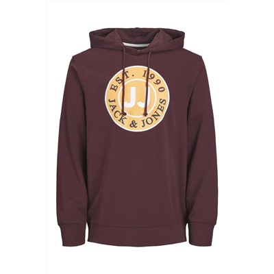 Sudadera con capucha y jogging Burdeos y negro