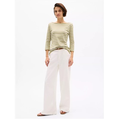 Stripe Boatneck T-Shirt