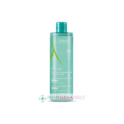 A-Derma Phys-AC Eau Micellaire Nettoyante Purifiante 400ml