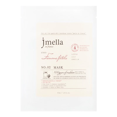 JMELLA IN FRANCE FEMME FATALE MASK Маска для лица "Личи, лилия, ваниль" 30мл