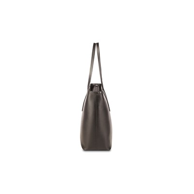Bolso shopper de piel Iris Negro