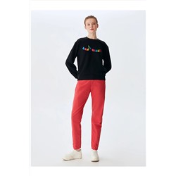 LtbLogolu Uzun Kollu Siyah Sweatshırt