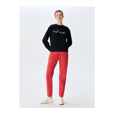 LtbLogolu Uzun Kollu Siyah Sweatshırt