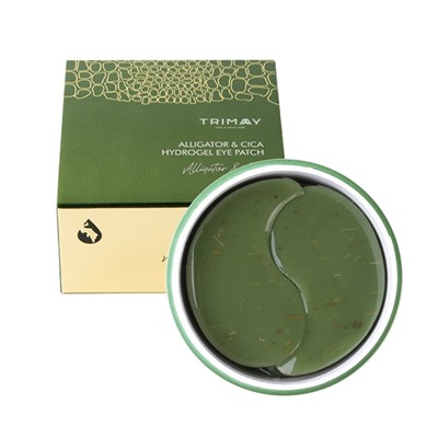 Alligator & CICA Hydrogel Eye Patch, Патчи для век с маслом крокодила и центеллой