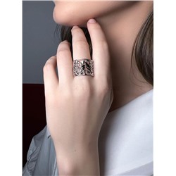 Кольцо из серебра родированное 925 пробы К-3216-р