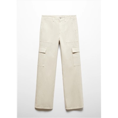 Jeans cargo bolsillos