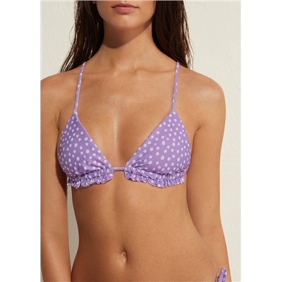 Triangel-Bikinioberteil mit verschiebbaren Cups Cipro