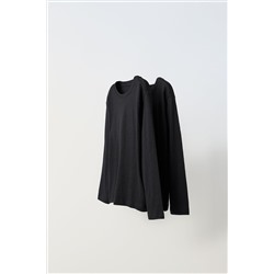 PACK DOS CAMISETAS LISAS BÁSICAS