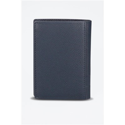 Cartera de piel Jeans Azul marino