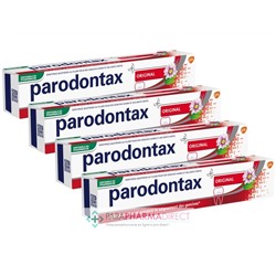 LOT 4x Parodontax Dentifrice Original (4x75ml)Lot  × 4
