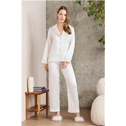 Pierre Cardin Saten Biyeli Pijama Takımı - 1200 crdn1200
