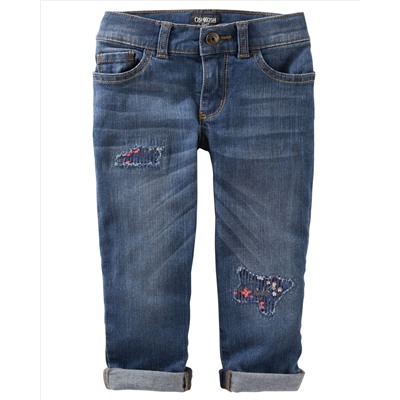 Rip-&-Repair Girlfriend Jeans - Southampton Wash