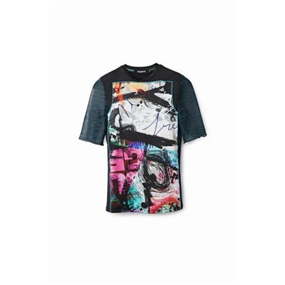 Camiseta arty patch