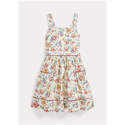 Girls 2-6x Floral Cotton Dress