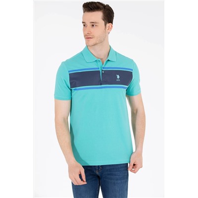 Erkek Mint Polo Yaka Tişört