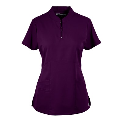 Grey's Anatomy Scrubs Modern Mandarin Collar Top