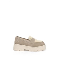 Kadın Bej Loafer