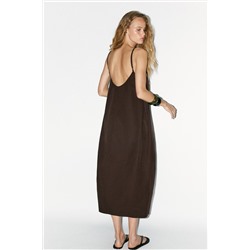 PLEATED VOLUME DRESS