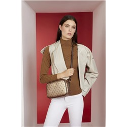 Pierre Cardin Altın Monogram Kadın Omuz Çantası 05PO22Y1538