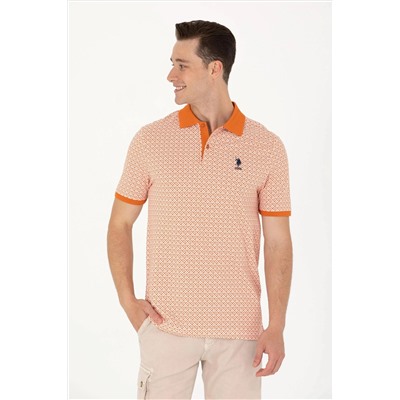 Erkek Kiremit Polo Yaka Tişört