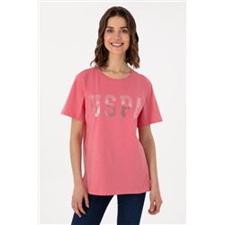 Kadın Pembe Basic Tişört