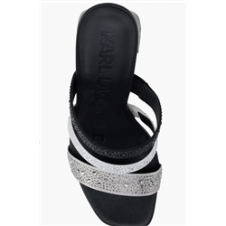 Rickie Rhinestone Slide Sandal (Women) KARL LAGERFELD