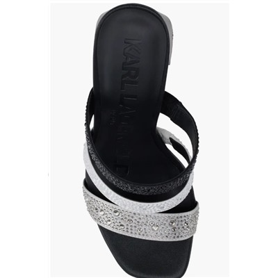 Rickie Rhinestone Slide Sandal (Women) KARL LAGERFELD