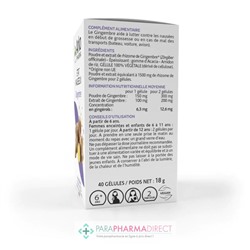 ArkoPharma ArkoGélules - Gingembre - Etat Nauséeux - 40 gélules