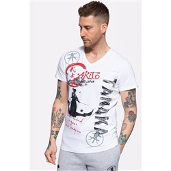 T-Shirt mit Frontprint »Strong Geisha«