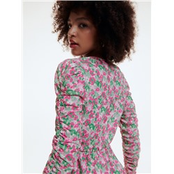 Kleid mit Kuvert-Ausschnitt