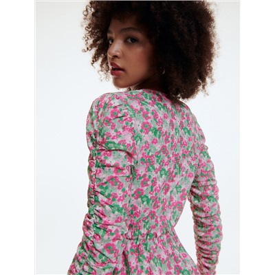 Kleid mit Kuvert-Ausschnitt