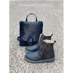 Ab. Zapatos 27025 serpiente MARINO+Pelle · 21-21 coco (570) Marino АКЦИЯ