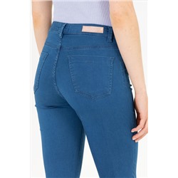 Kadın Açık Mavi Toothpick Fit Jean Pantolon