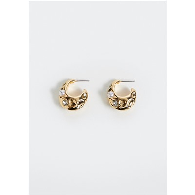 Pendientes cristal perlas