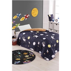 Ev & Ev Home Çok Amaçlı Örtü Tek Kişilik Astron Lacivert Ep-028712