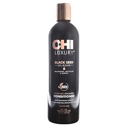 CHI Luxury Black Seed Oil Moisture Replenish Conditioner, Strengthens for Soft Hair, Replenishes Moisture, Sulfate, Paraben & Gluten-Free, 12 Oz