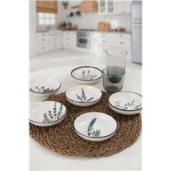 Keramika Çiçek Bahçesi Halka Çerezlik/Sosluk 13 Cm 6 Adet ST489406F022AMD3600MAYD100