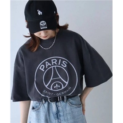 Футболка свободного кроя, модель унисекс Экспорт  Paris Sain*t - Germai*n