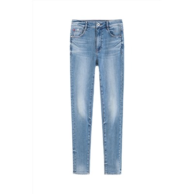 Vaquero slim fit Celeste