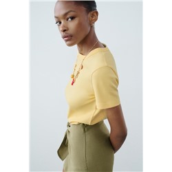SHORT SLEEVE INTERLOCK T-SHIRT