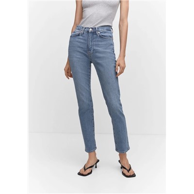 Jeans slim crop -  Mujer | MANGO OUTLET España