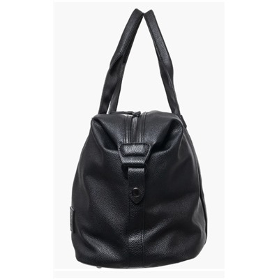 Pebbled Faux Leather Travel Duffle Bag XRAY