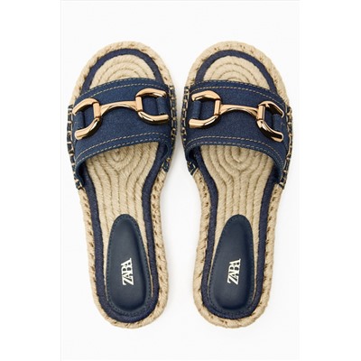 SANDALIA PLANA DENIM YUTE