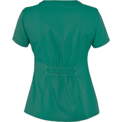Vivi by Peaches Joy Henley Neck Scrub Top