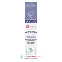 Eau Thermale Jonzac - Reactive - Crème Riche Haute Tolérance BIO 40ml