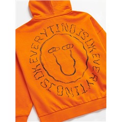 Hoodie in kräftigem Farbton